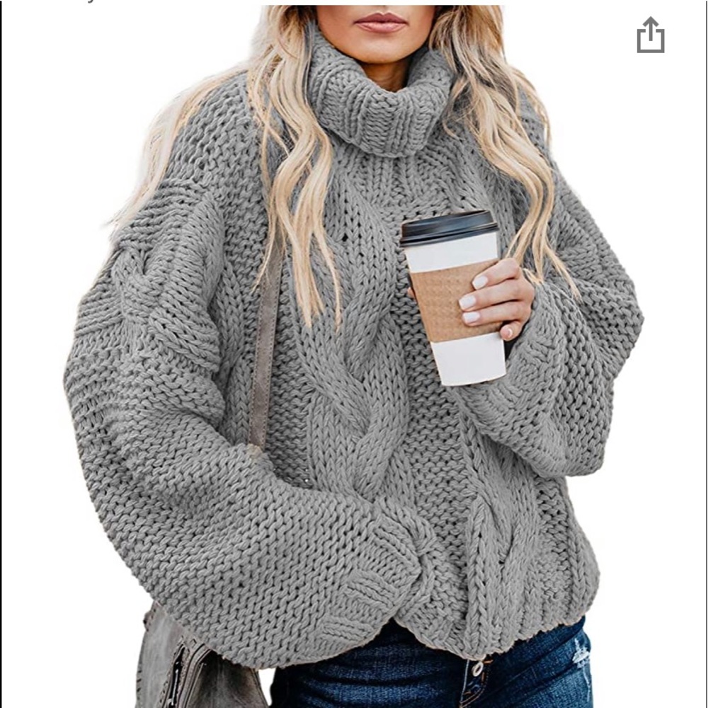 Chunky pullover sweater